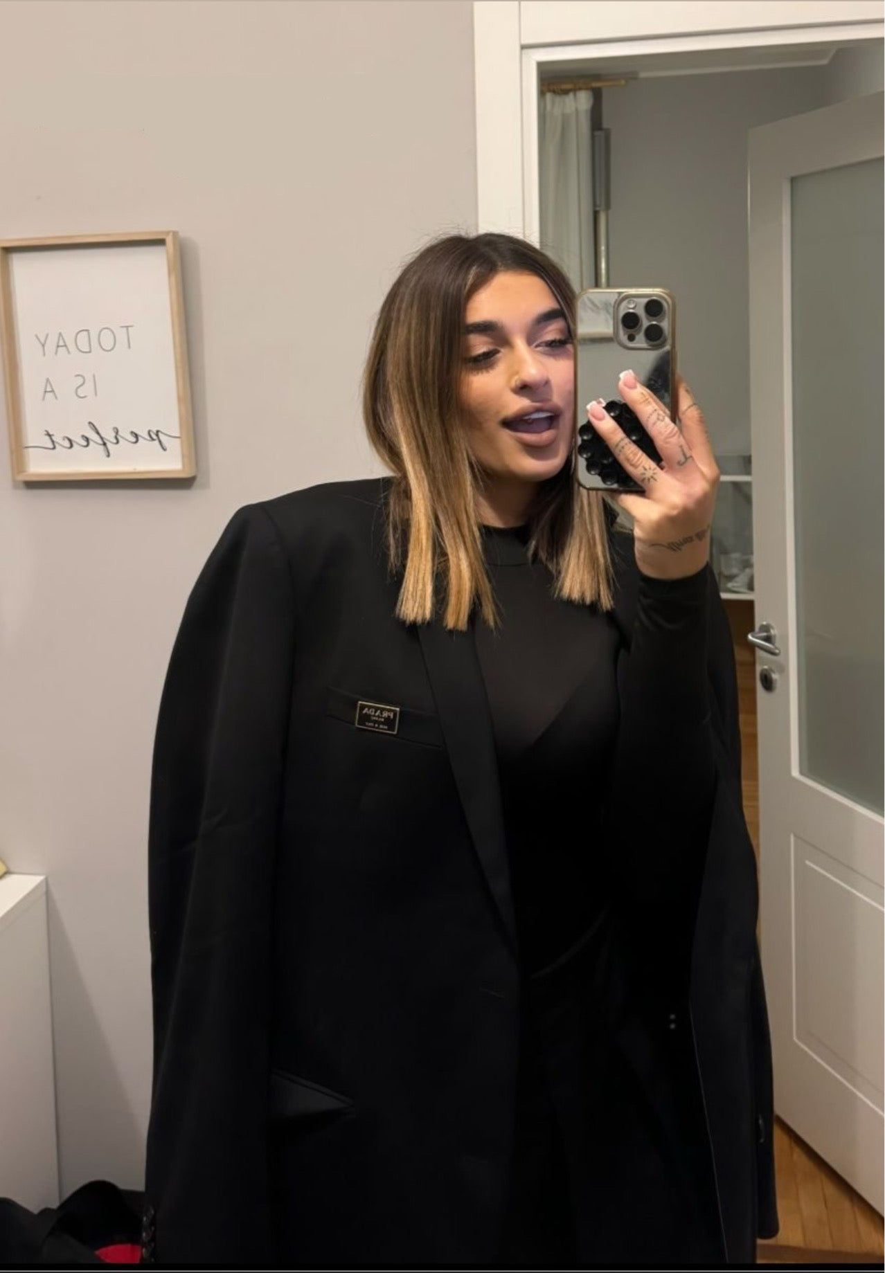 Blazer reworked Prada