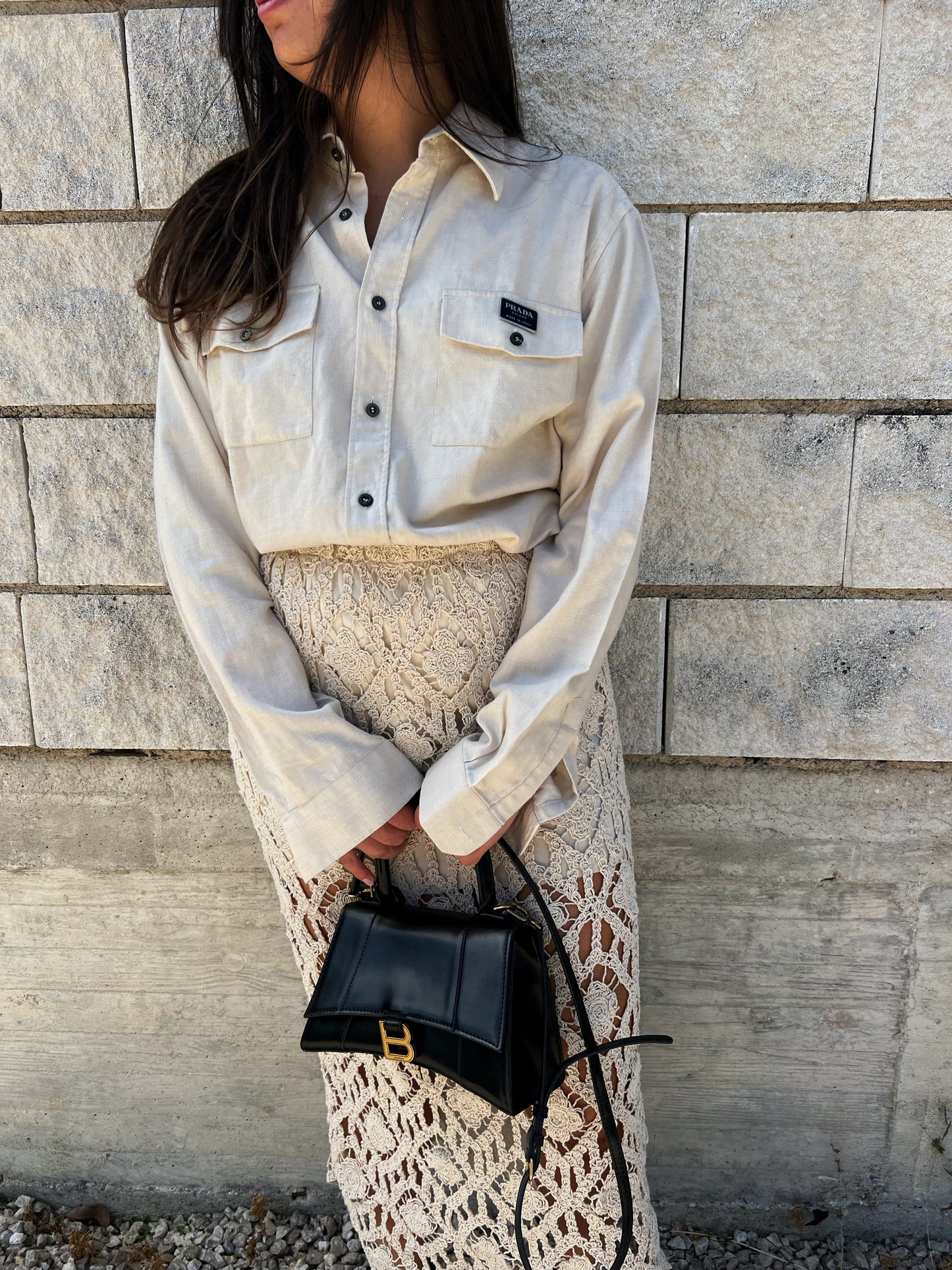 Camicia originale Prada rielaborata