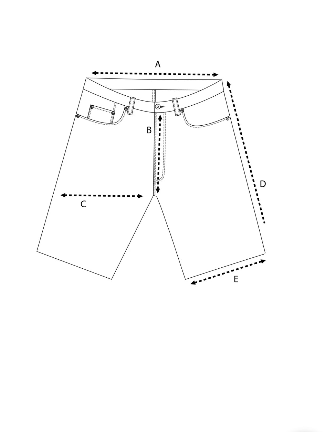Shorts Levi’s rielaborato LV