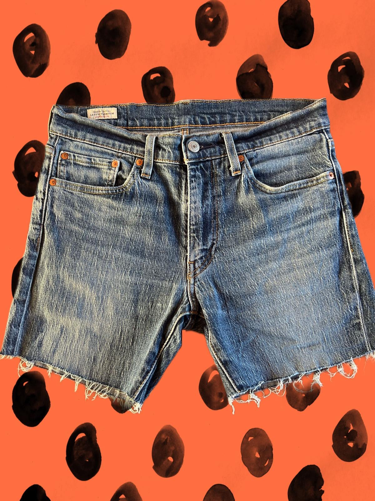 Shorts Levi’s rielaborato LV