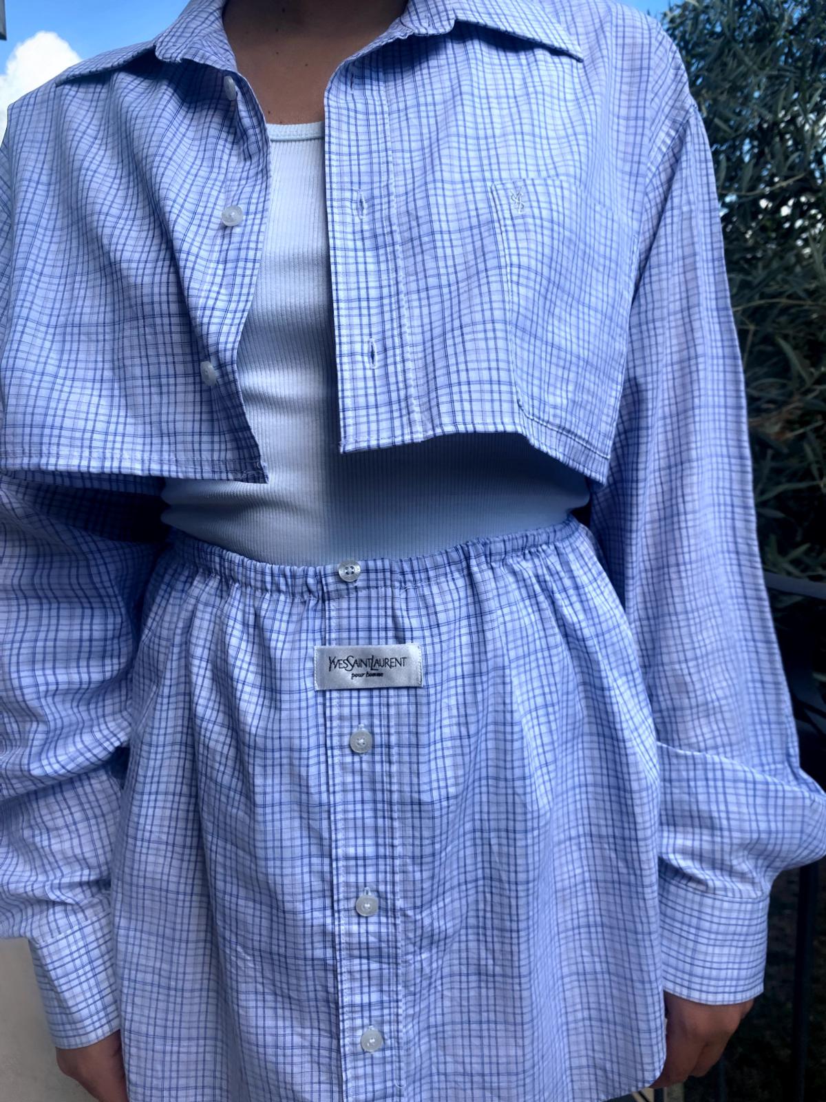 Camicia cord set YSL
