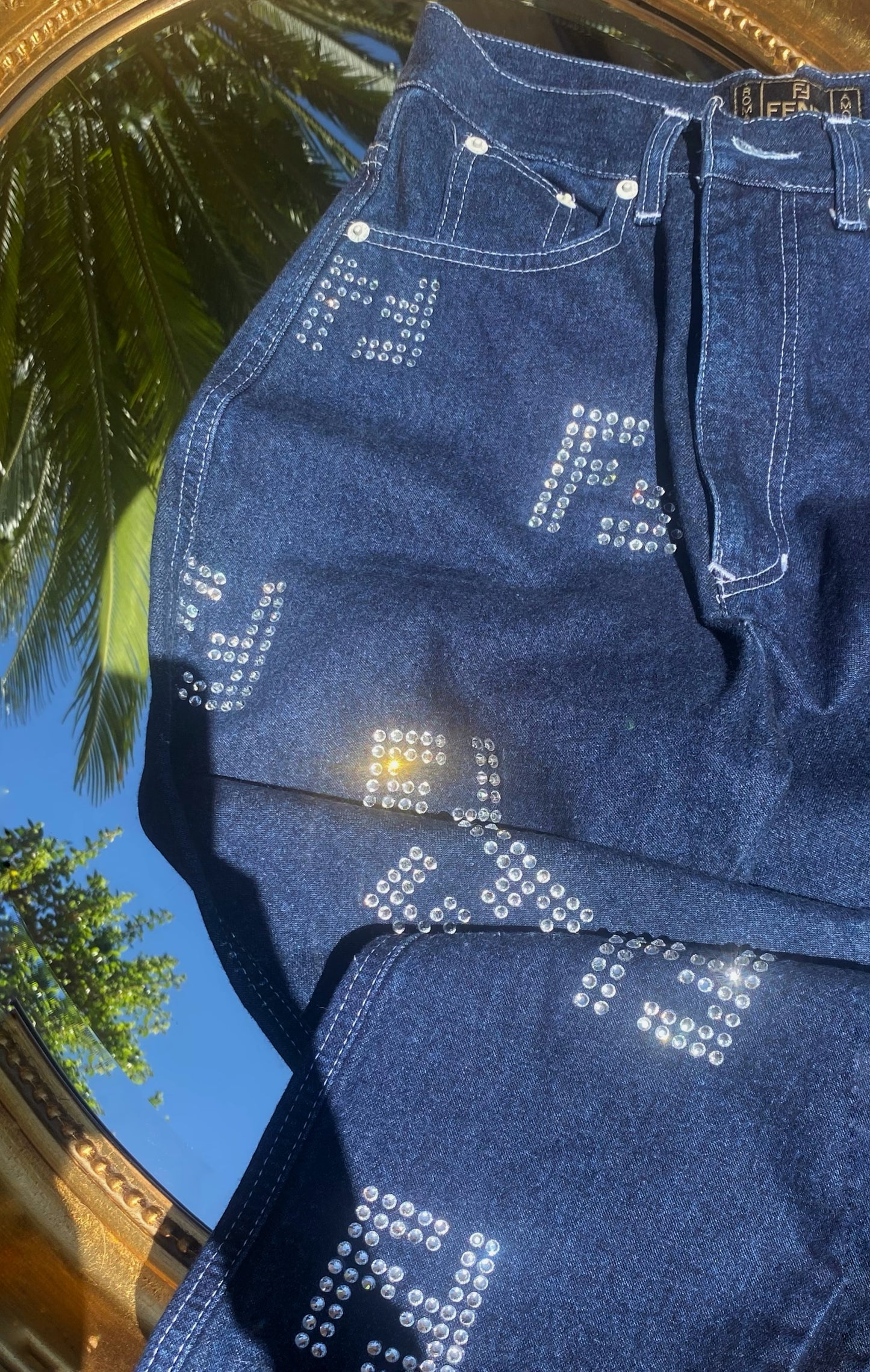Jeans Fendi rielaborato