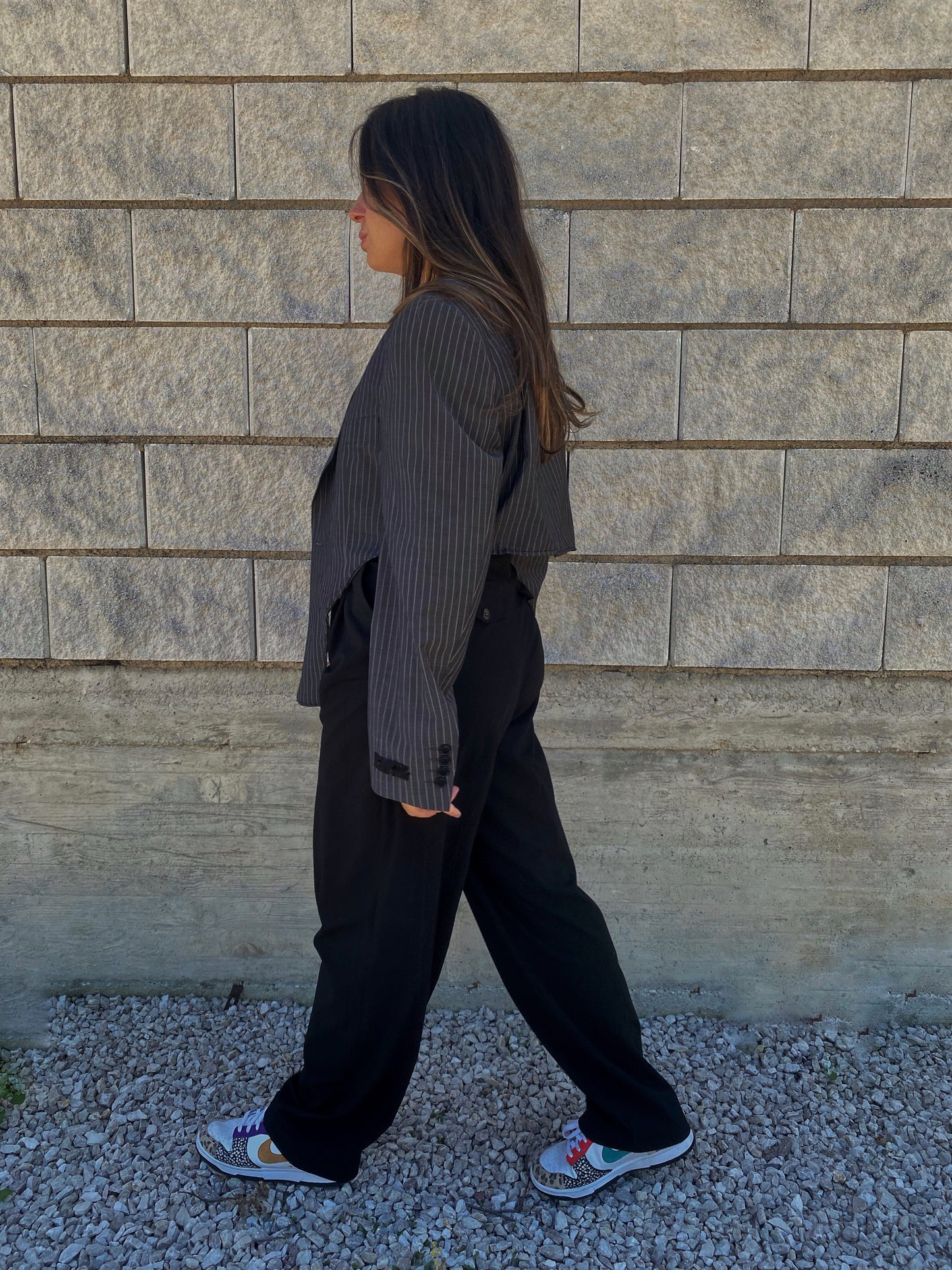 Blazer vintage rielaborato