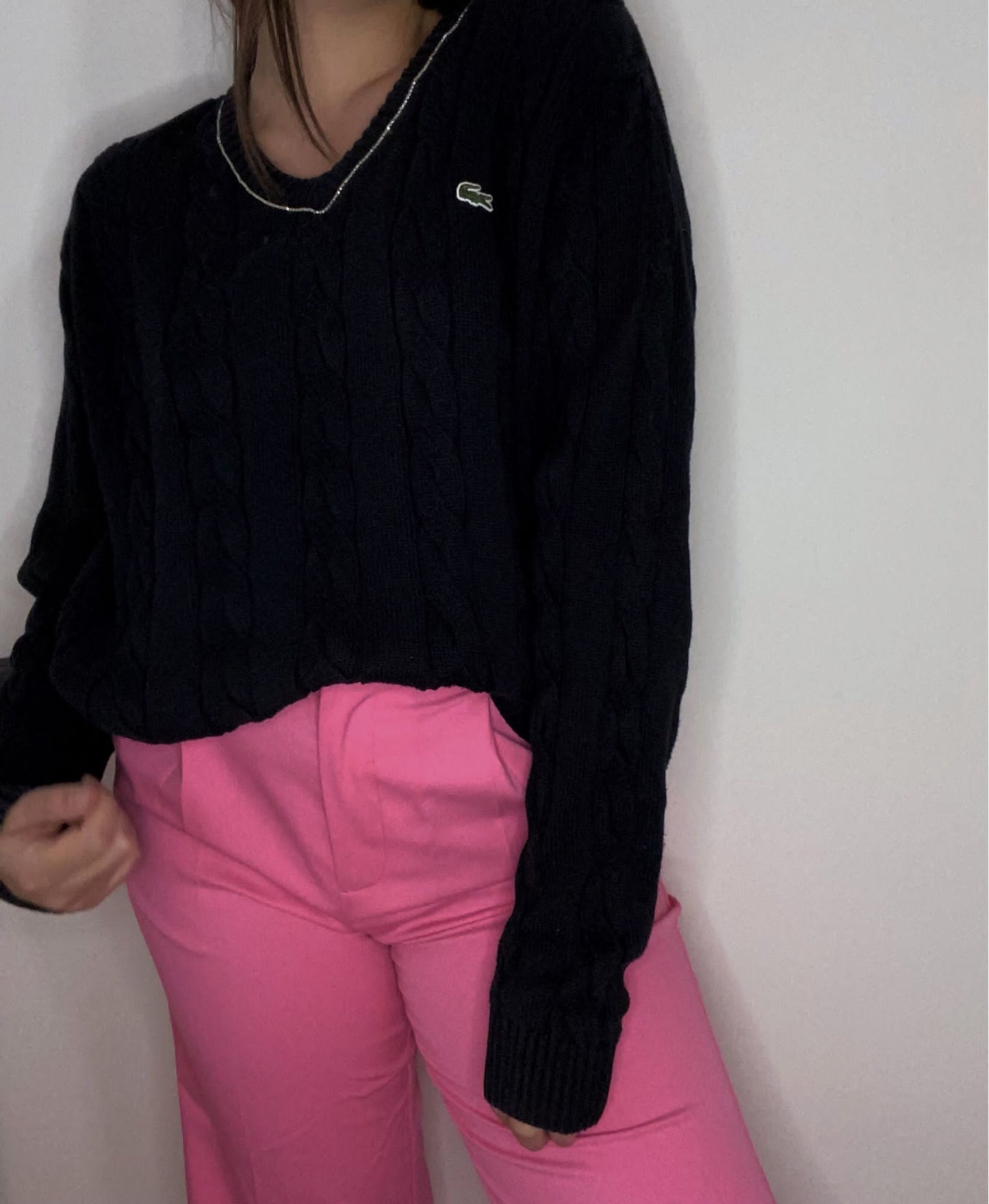 Maglione Lacoste vintage rielaborato