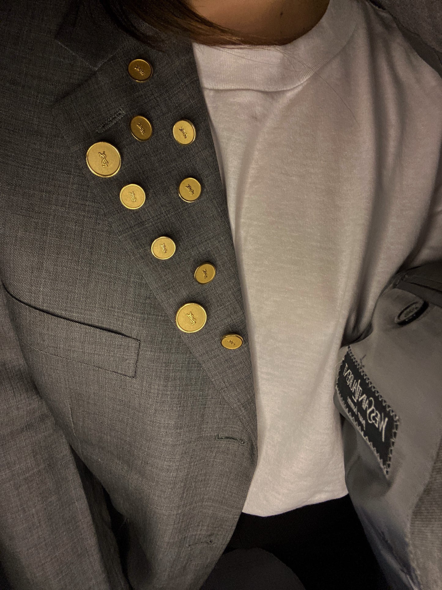 Blazer Ysl originale vintage rielaborato