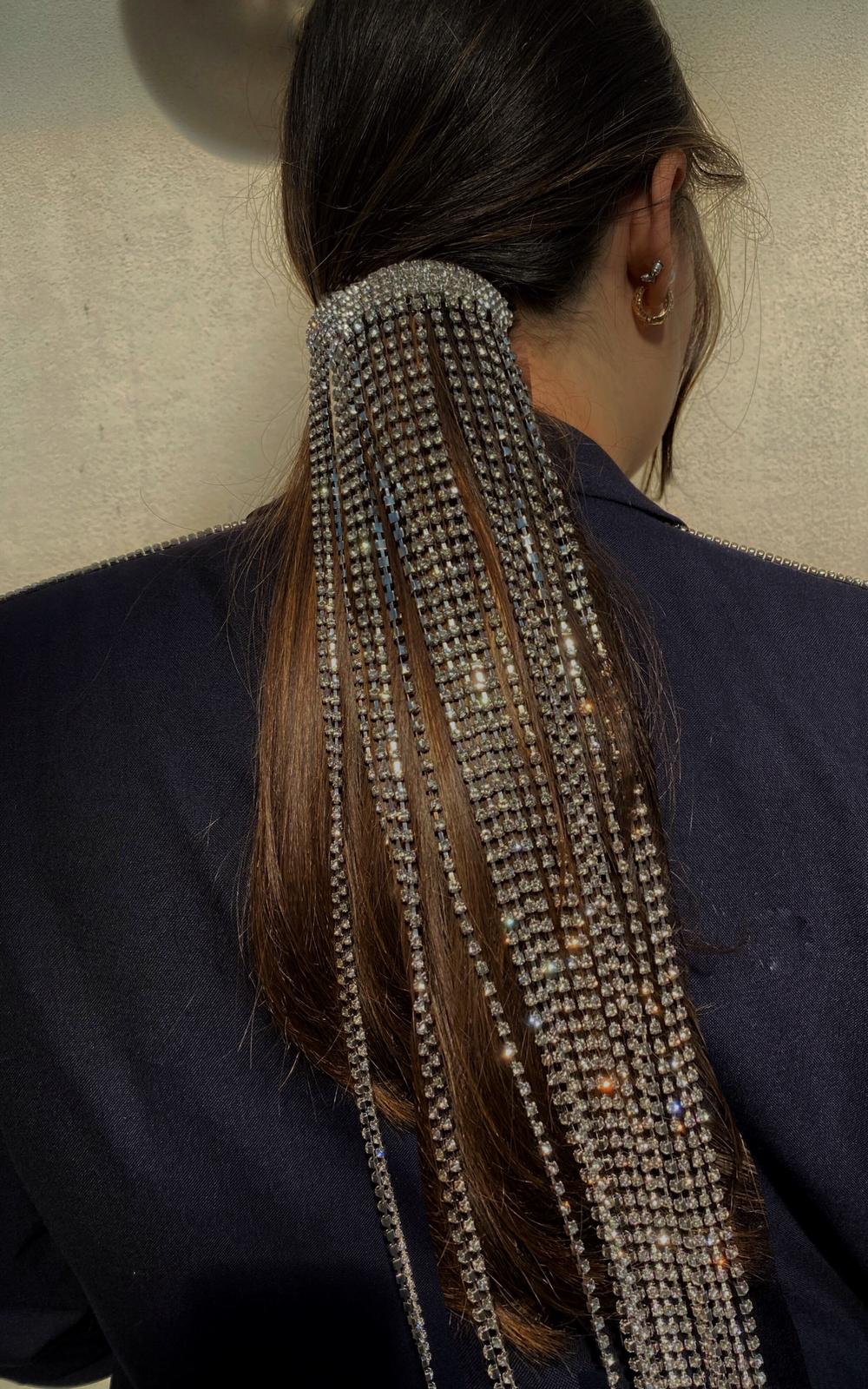 Fermaglio per capelli in strass