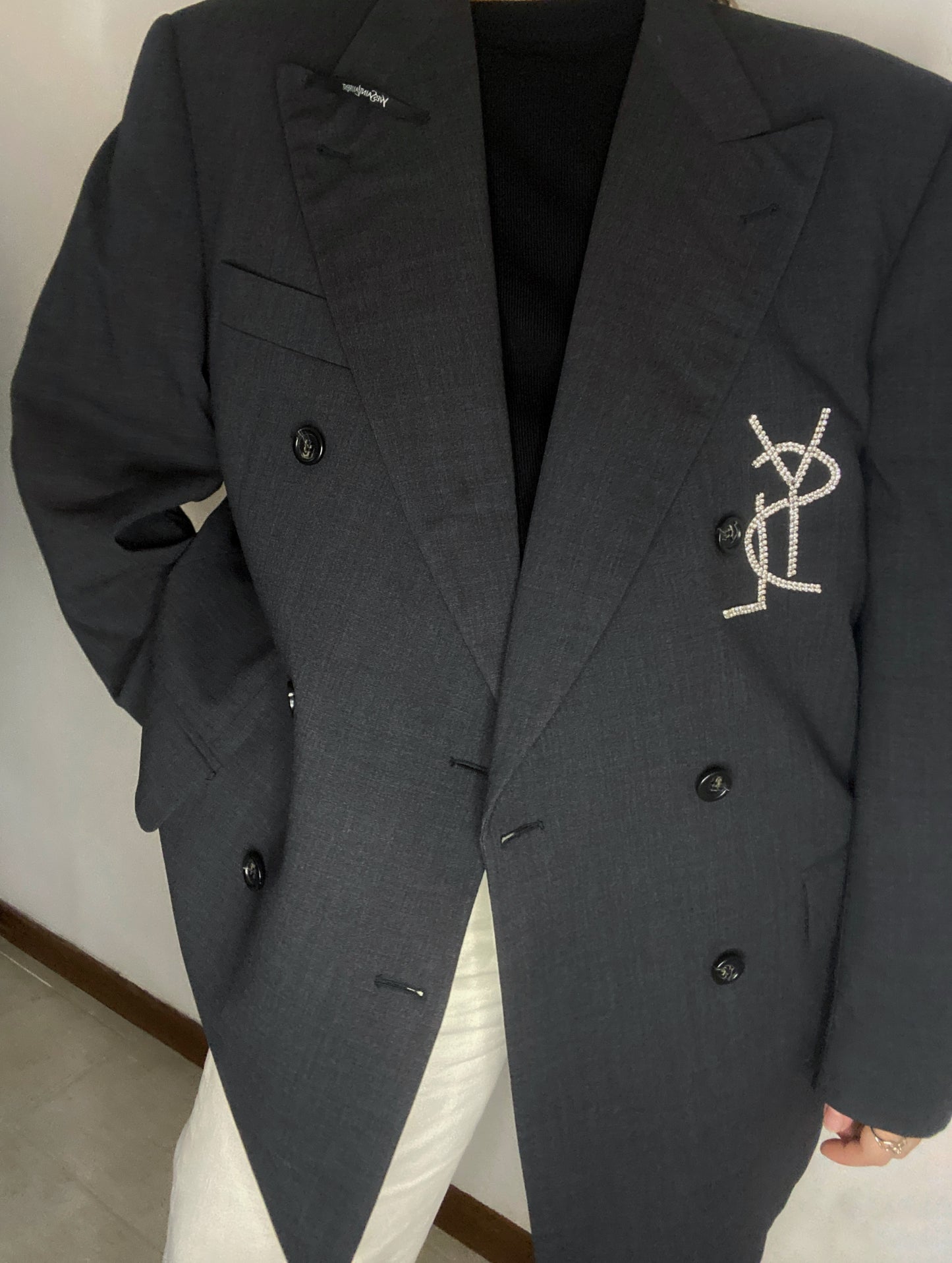 Blazer doppiopetto vintage YSL