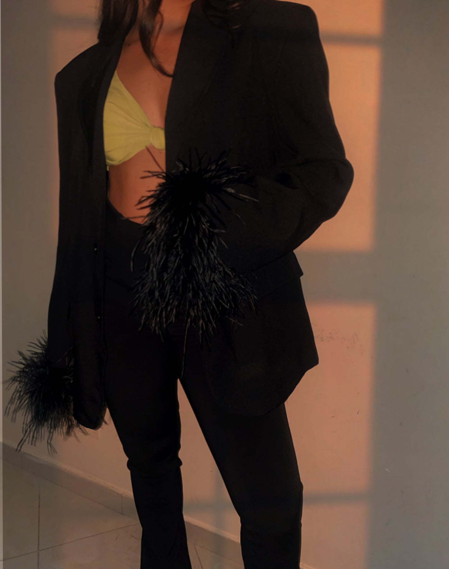 Blazer “Plumed”