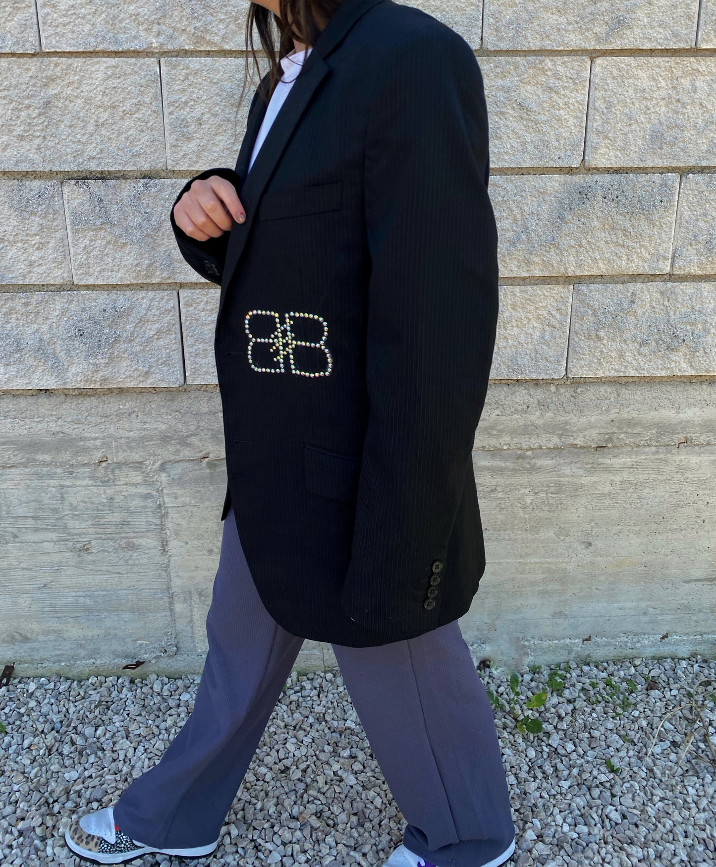 Blazer vintage rielaborato