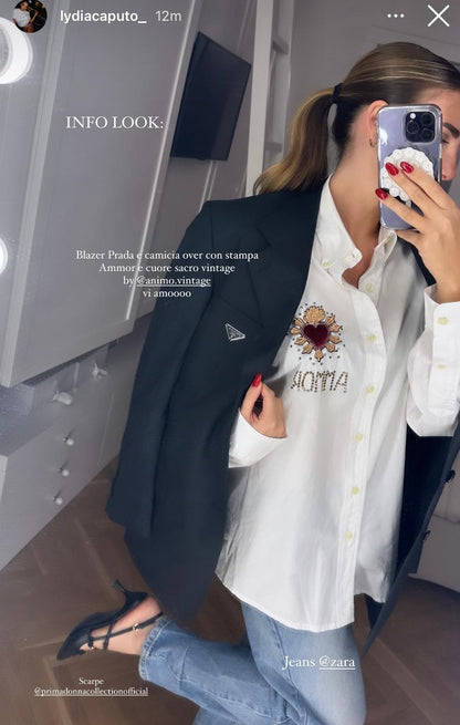 Camicia vintage “Ammor”