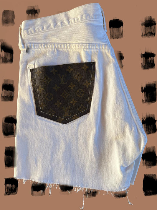 Shorts Levi’s rielaborato LV