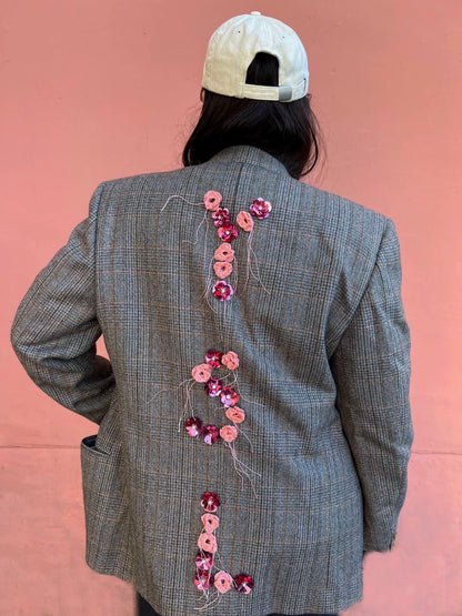 Blazer YSL rielaborato “Flower”