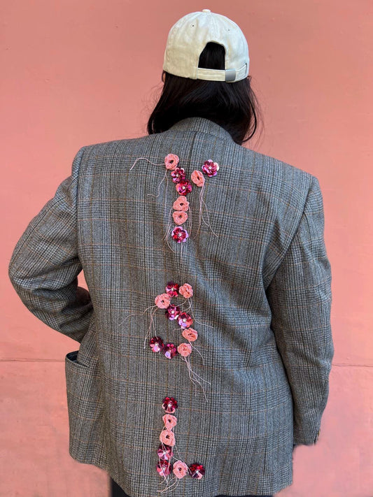 Blazer YSL rielaborato “Flower”