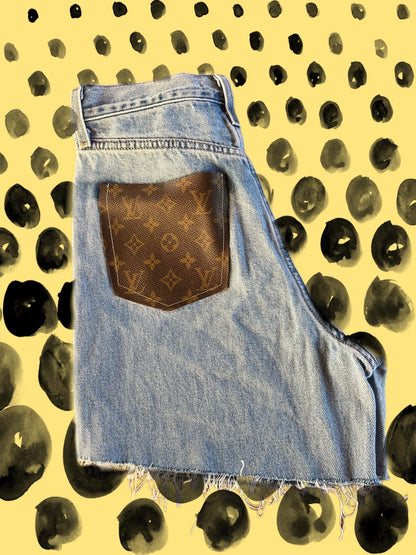 Shorts Levi’s rielaborato LV