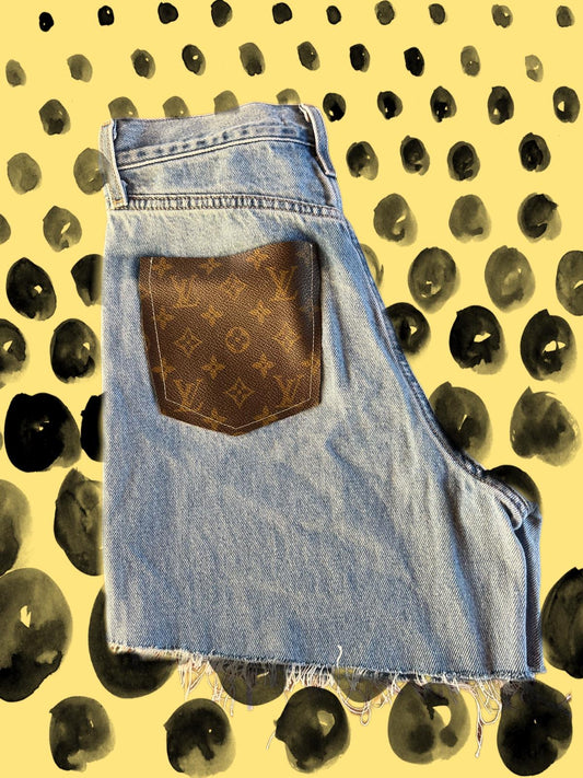 Shorts Levi’s rielaborato LV