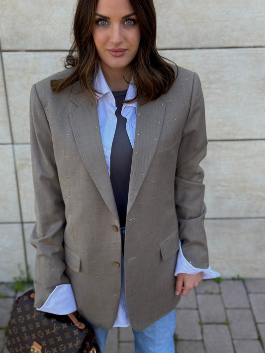 Blazer “Punti luce gold”