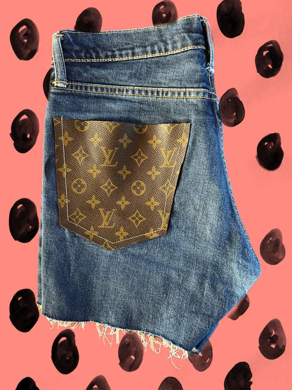 Shorts Levi’s rielaborato LV