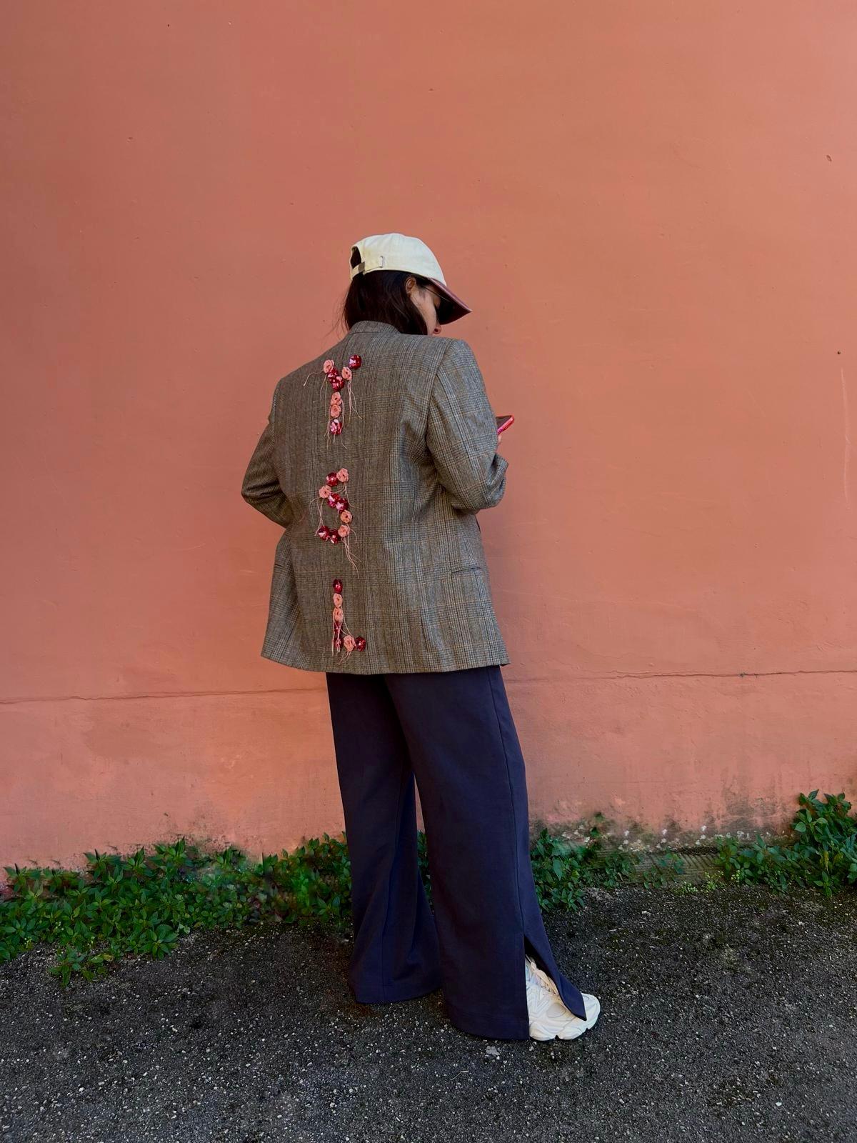 Blazer YSL rielaborato “Flower”