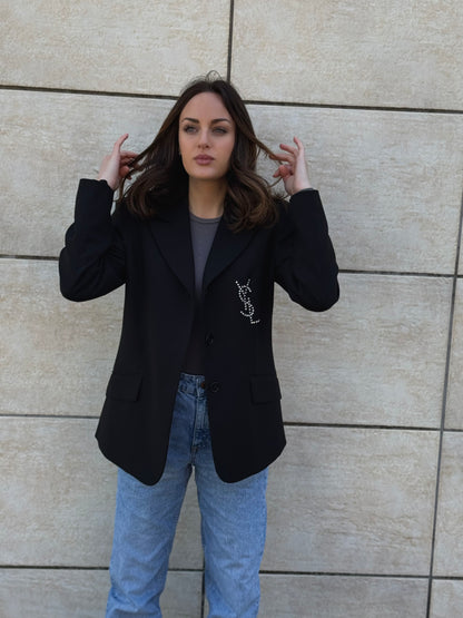 Blazer “logo YSL”
