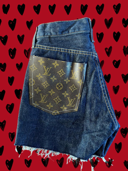 Shorts Levi’s rielaborato LV