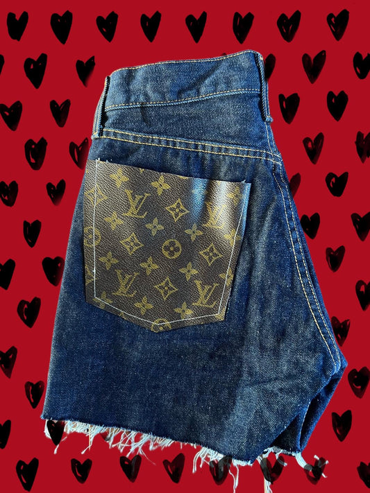 Shorts Levi’s rielaborato LV