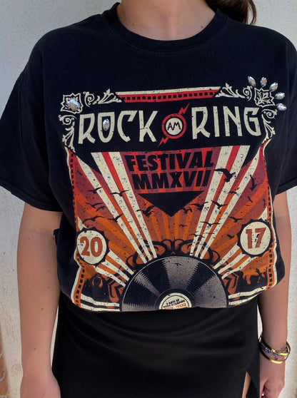 Maglia vintage Rock Ring Festival  rielaborata