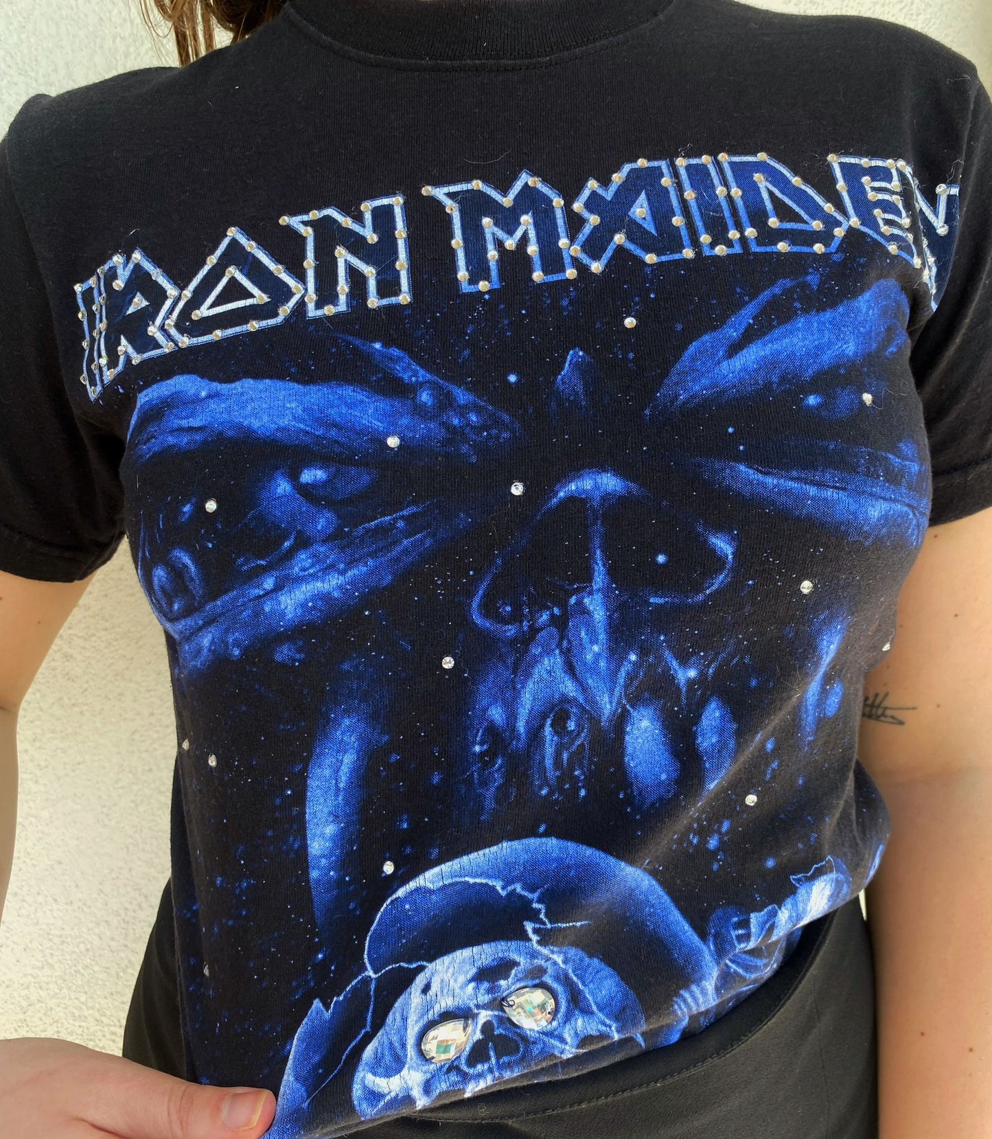 Maglia vintage Iron Maiden rielaborata