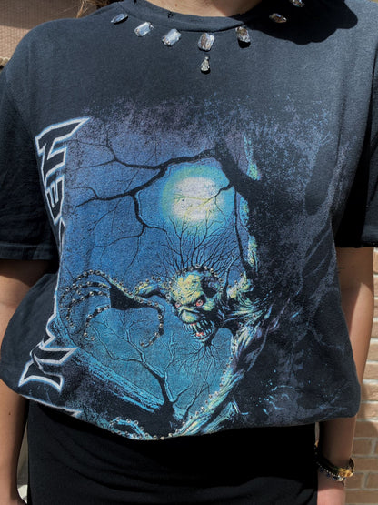 Maglia vintage Iron Maiden rielaborata