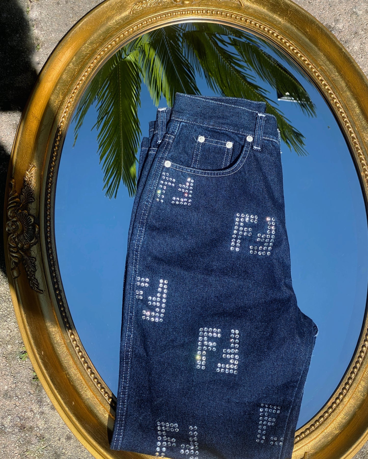 Jeans Fendi rielaborato