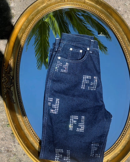 Jeans Fendi rielaborato