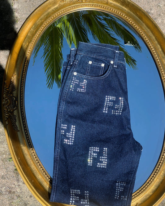 Jeans Fendi rielaborato