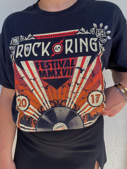 Maglia vintage Rock Ring Festival  rielaborata