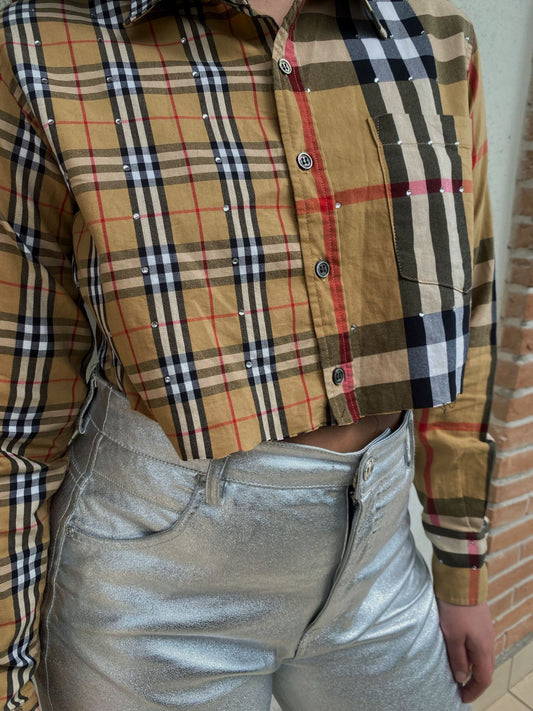 Camicia Burberry crop