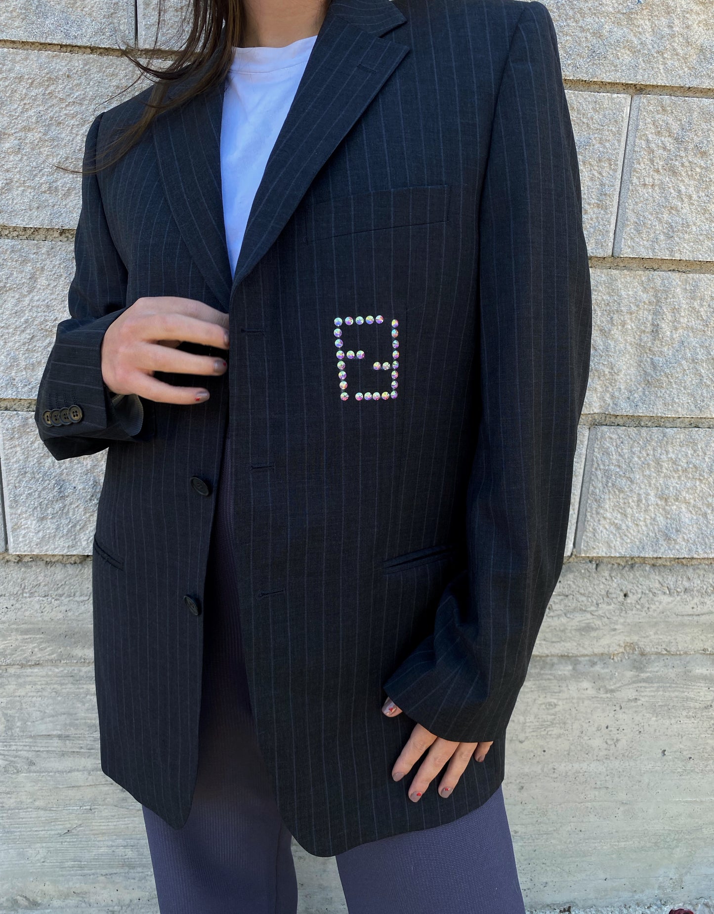 Blazer vintage rielaborato