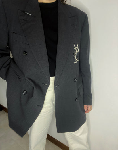 Blazer doppiopetto vintage YSL