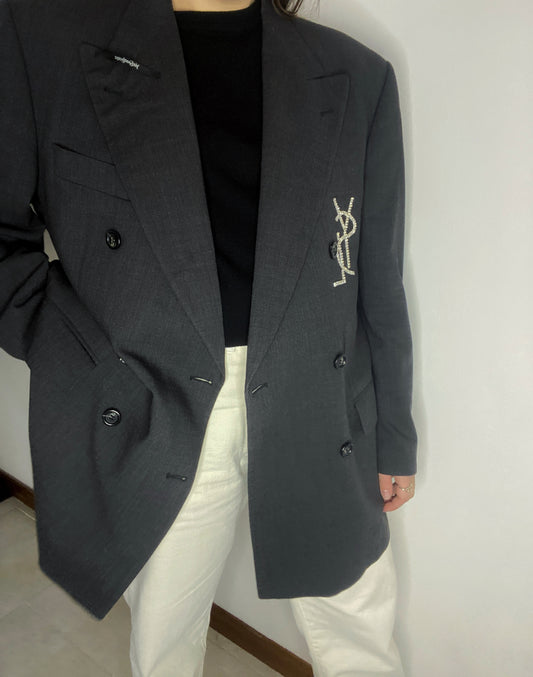 Blazer doppiopetto vintage YSL