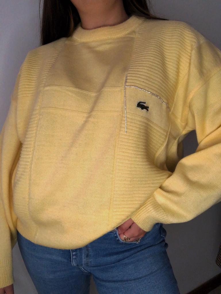 Maglione Lacoste vintage rielaborato