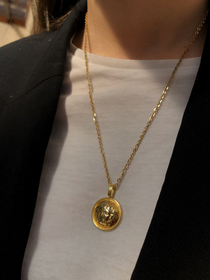 Collana bottone Versace