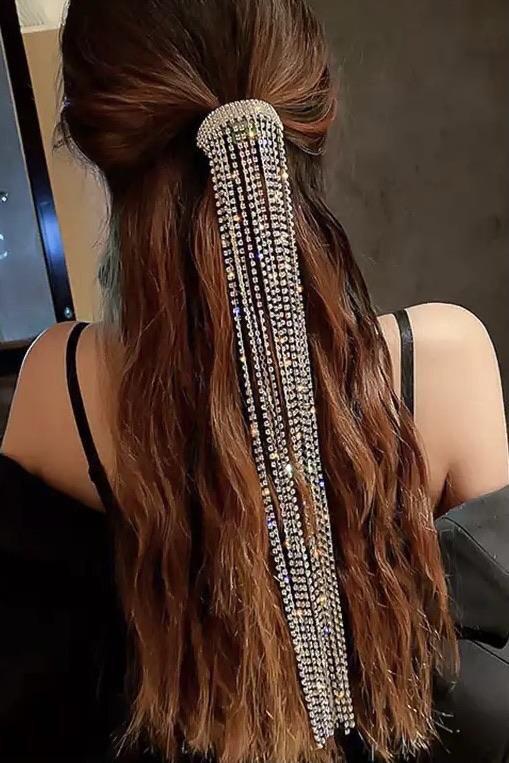 Fermaglio per capelli in strass