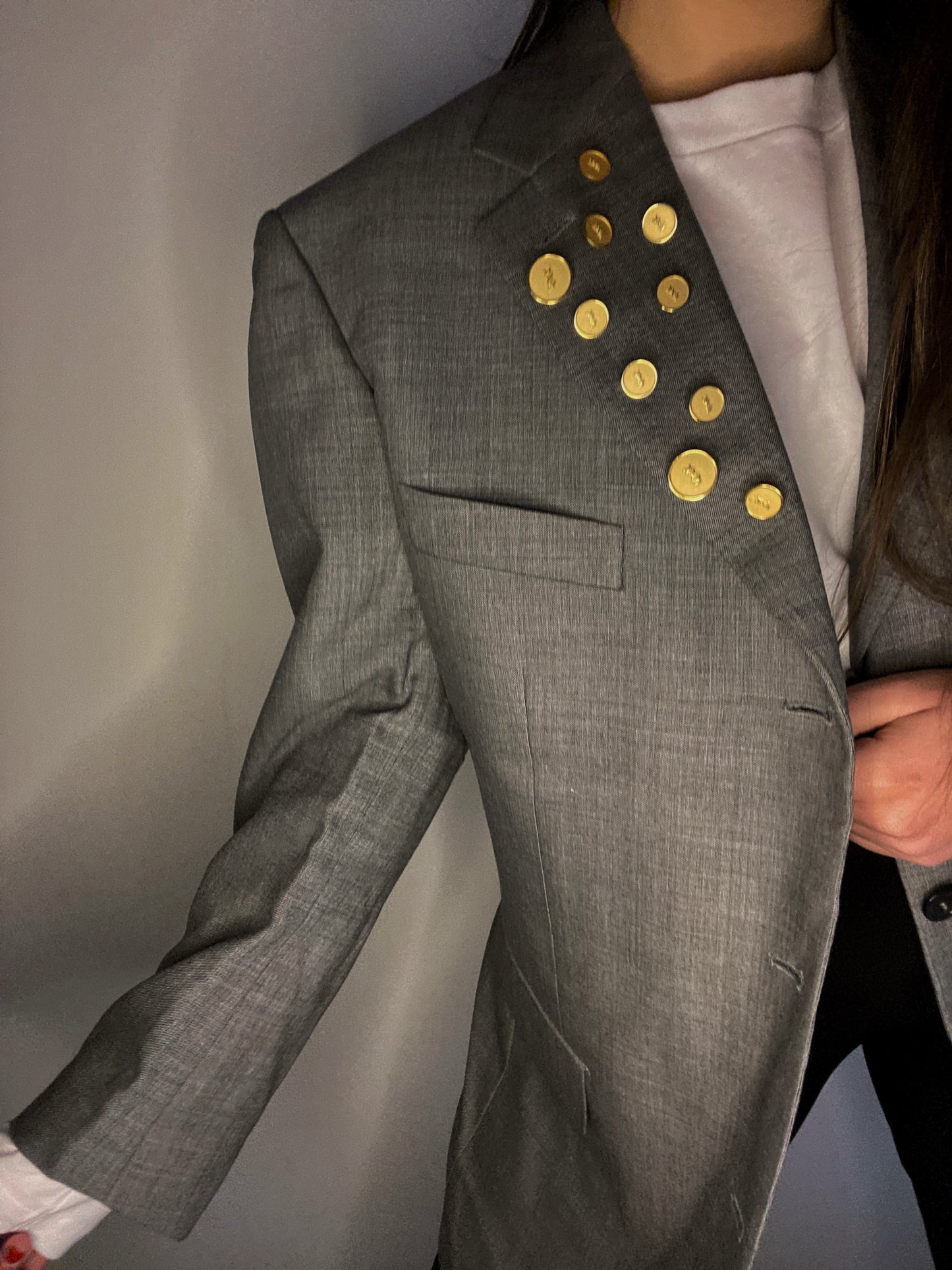 Blazer Ysl originale vintage rielaborato