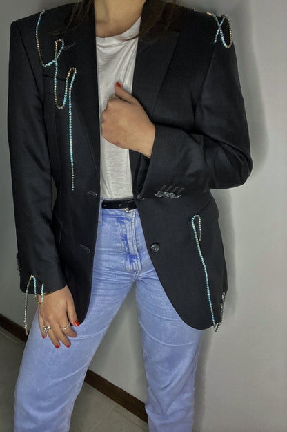 Blazer vintage rielaborato