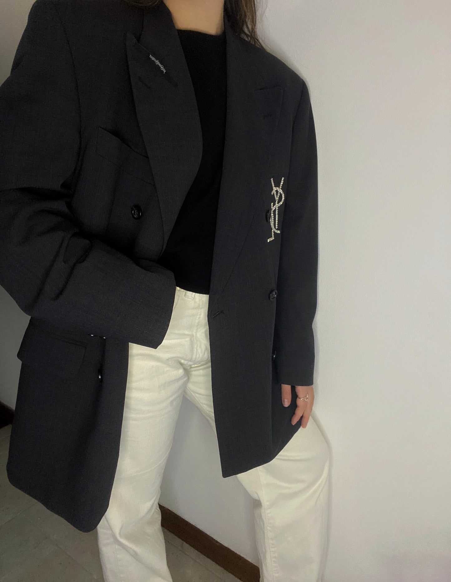 Blazer doppiopetto vintage YSL