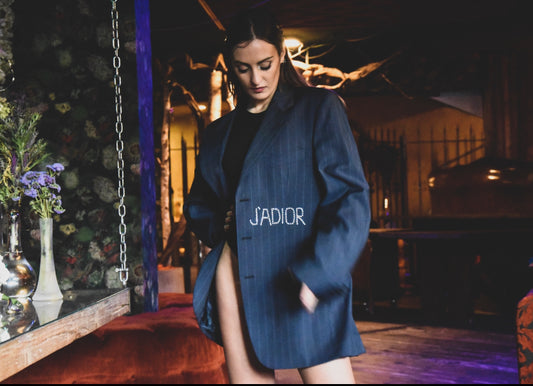Blazer vintage rielaborato