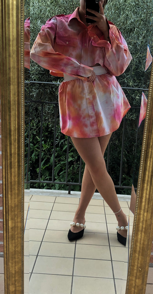 Cord set tie die vintage