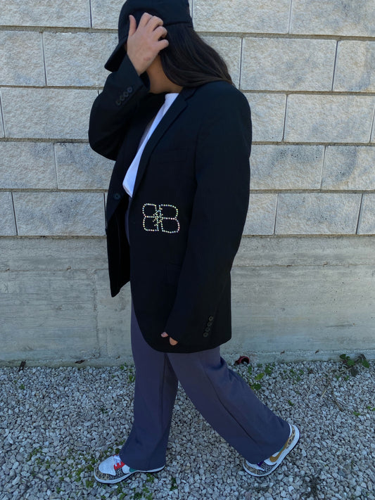 Blazer vintage rielaborato