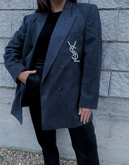 Blazer doppiopetto vintage YSL