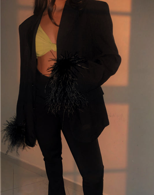 Blazer “Plumed”