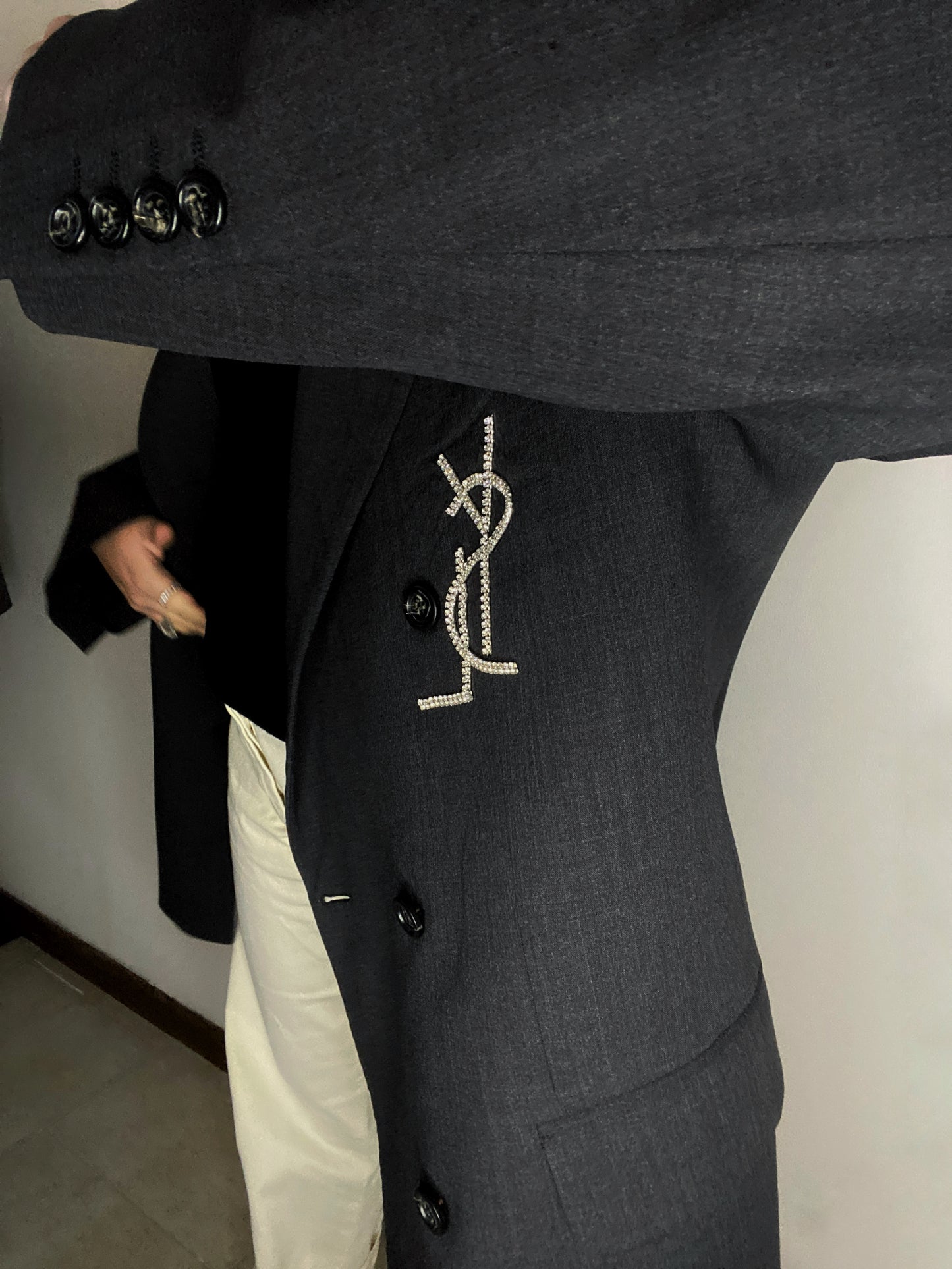 Blazer doppiopetto vintage YSL