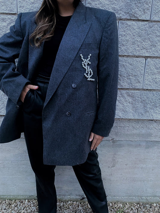 Blazer doppiopetto vintage YSL